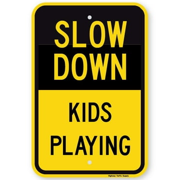 Made in USA by SIGO SIGNS SI-796 Rust Free,63 Aluminum Slow Down Sign Easy to Mount Weather Resistant Long Lasting Ink EGP 12x18 3M Reflective Children and Pets at Play Sign Made in USA by SIGO SIGNS SI-796 Rust Free,63 Aluminum Slow Down Sign Easy to Mount Weather Resistant Long Lasting Ink EGP 12x18 3M Reflective Children and Pets at Play Sign